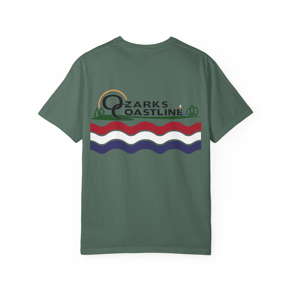 Ozarks Coastline Graphic T-Shirt — Vintage Wave Lake Tee