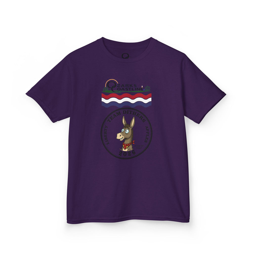 Kids Tee — Ozarks Coastline 'Team Dithers' the Donkey' 2026 Logo Shirt