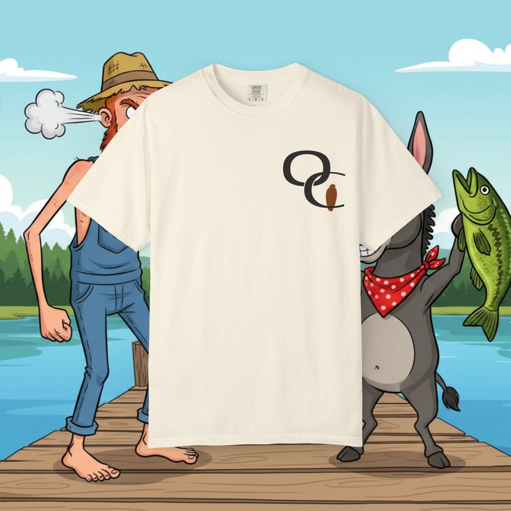 Ozarks Coastline Graphic T-Shirt — Vintage Wave Lake Tee