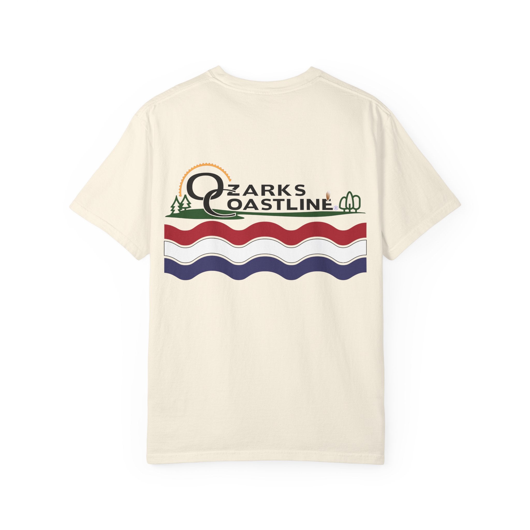 Ozarks Coastline Graphic T-Shirt — Vintage Wave Lake Tee