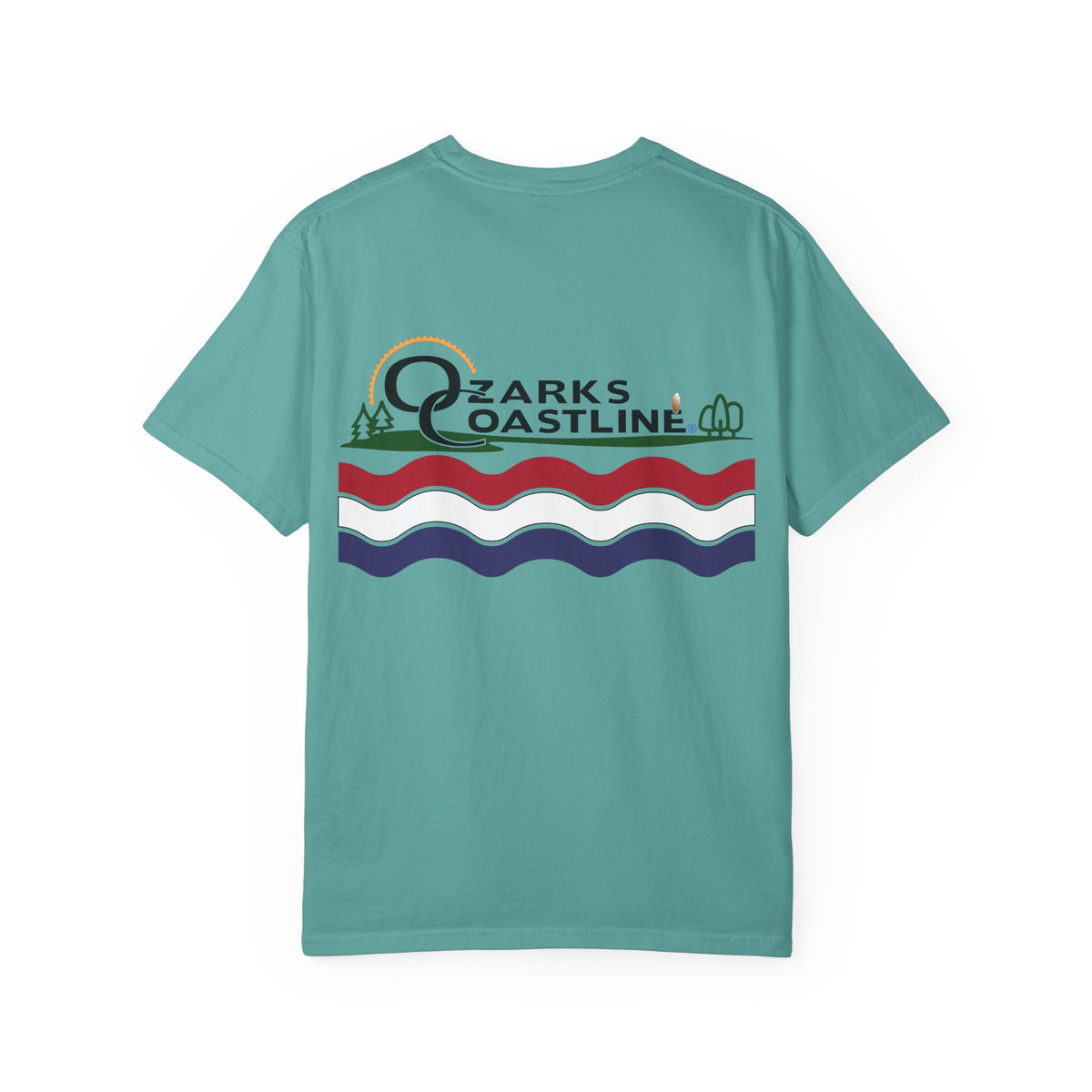 Ozarks Coastline Graphic T-Shirt — Vintage Wave Lake Tee