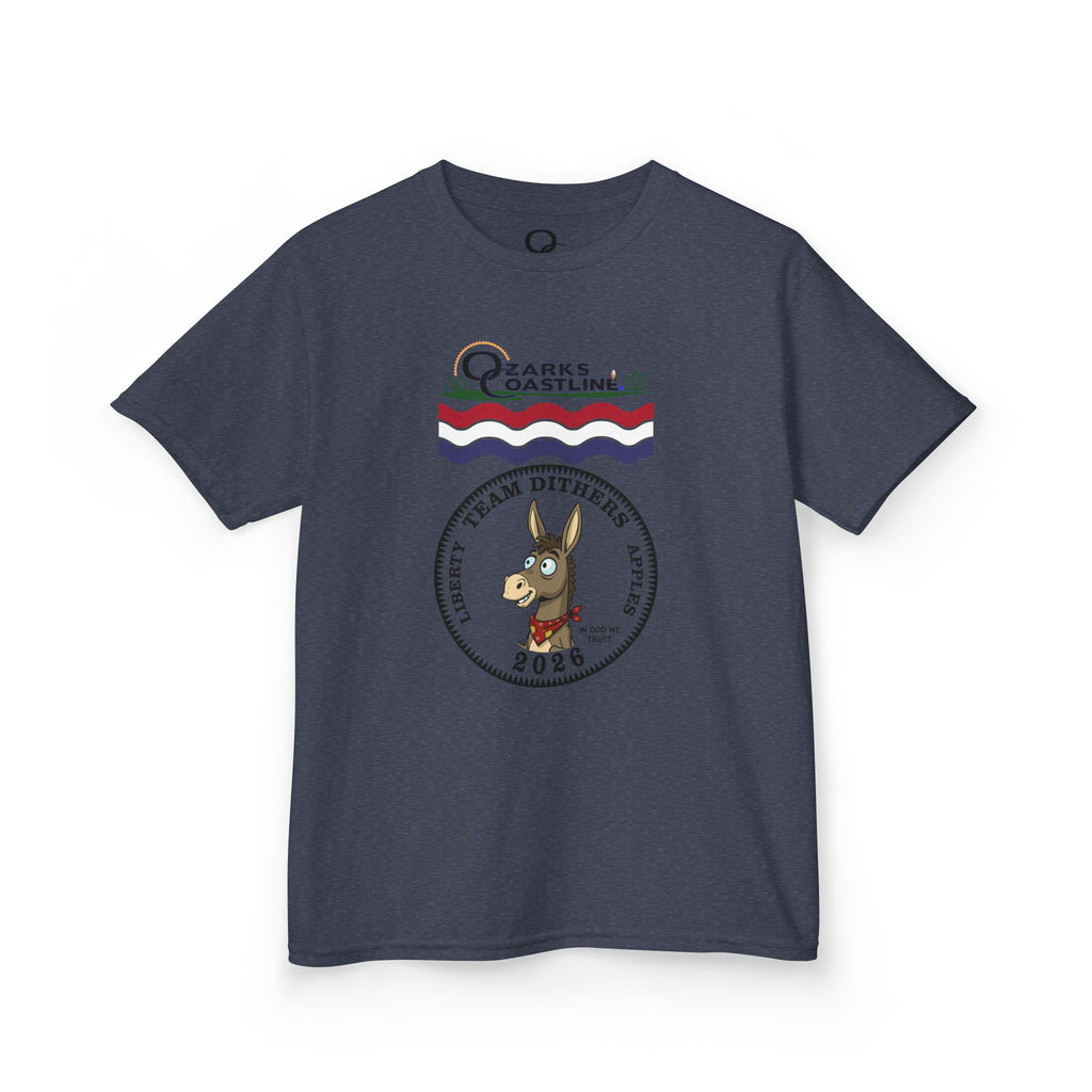 Kids Tee — Ozarks Coastline 'Team Dithers' the Donkey' 2026 Logo Shirt