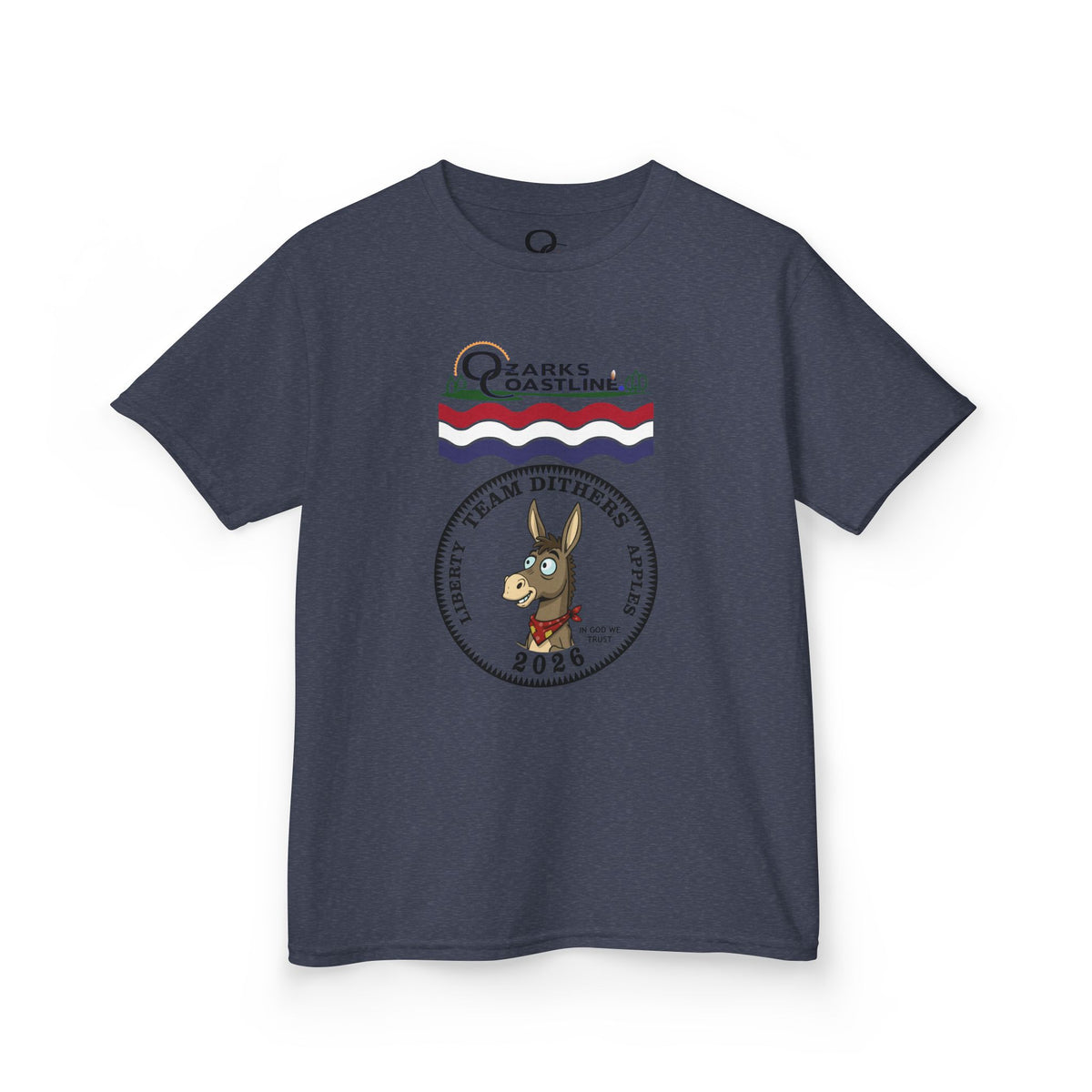 Kids Tee — Ozarks Coastline 'Team Dithers' the Donkey' 2026 Logo Shirt