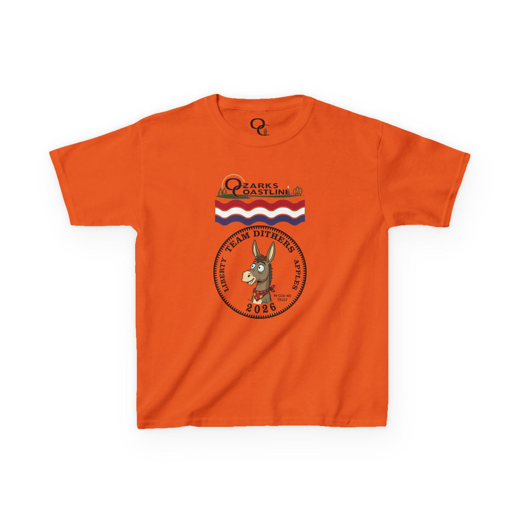Kids Tee — Ozarks Coastline 'Team Dithers' the Donkey' 2026 Logo Shirt