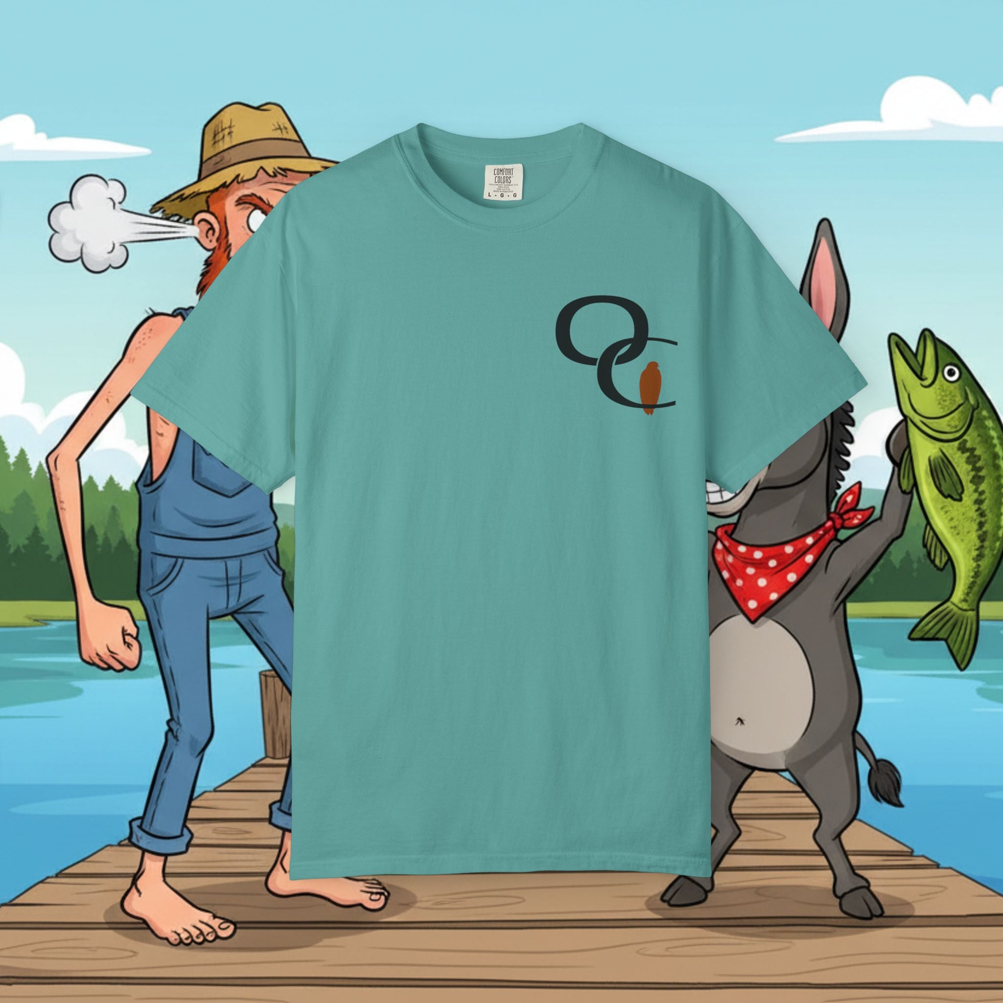 Ozarks Coastline Graphic T-Shirt — Vintage Wave Lake Tee