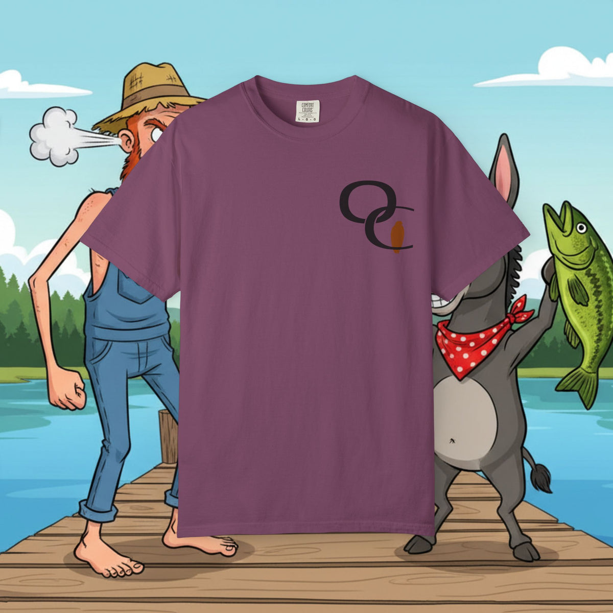 Ozarks Coastline Graphic T-Shirt — Vintage Wave Lake Tee