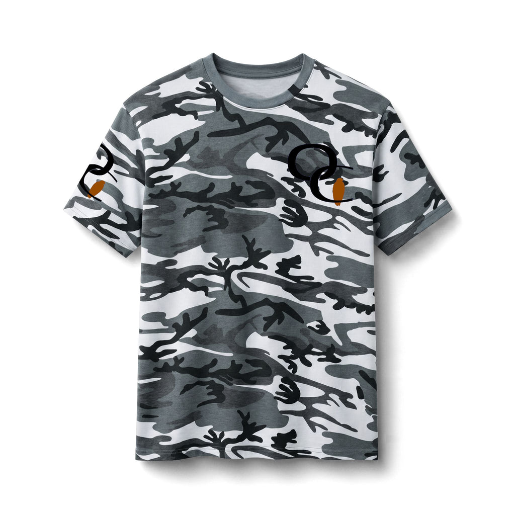 Ozarks Coastline Camo Tee — Ozarks Coastline Logo Camo T‑Shirt
