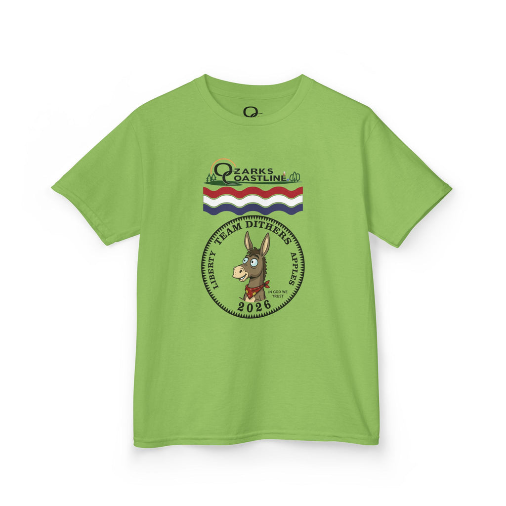 Kids Tee — Ozarks Coastline 'Team Dithers' the Donkey' 2026 Logo Shirt