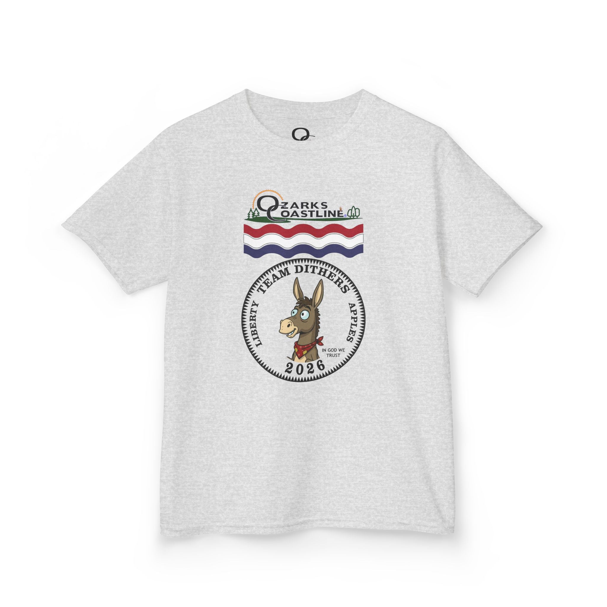 Kids Tee — Ozarks Coastline 'Team Dithers' the Donkey' 2026 Logo Shirt