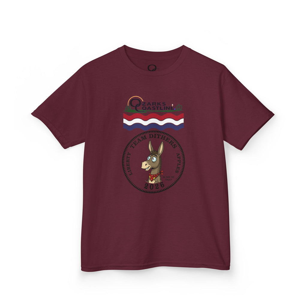 Kids Tee — Ozarks Coastline 'Team Dithers' the Donkey' 2026 Logo Shirt