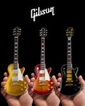 Set of 3 Classic Gibson Les Paul Mini Guitar Replica Collection - GG-001