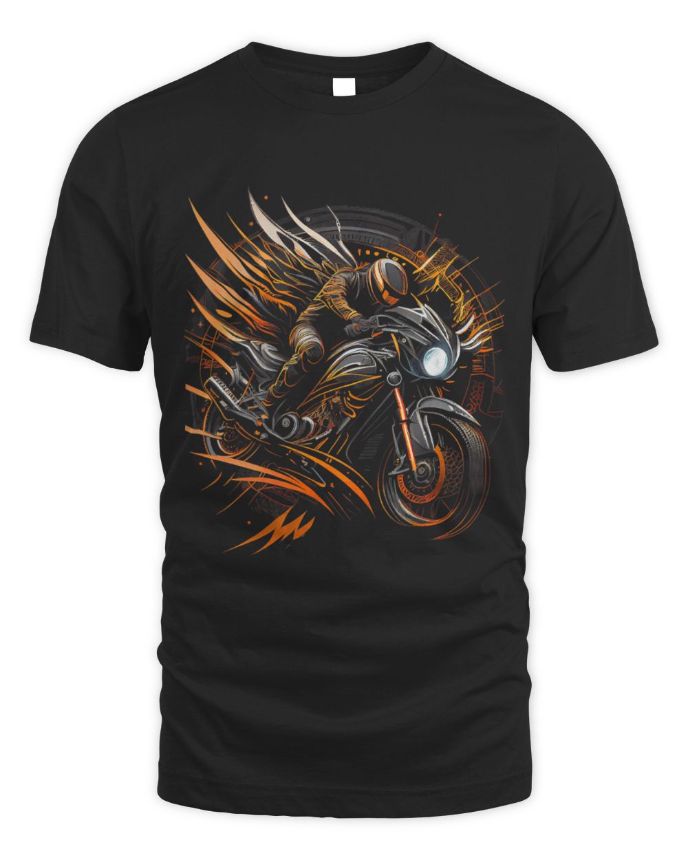 Motorcycle Biker Funny Graphic Tees for Men Women Boys Girls T-Shirt