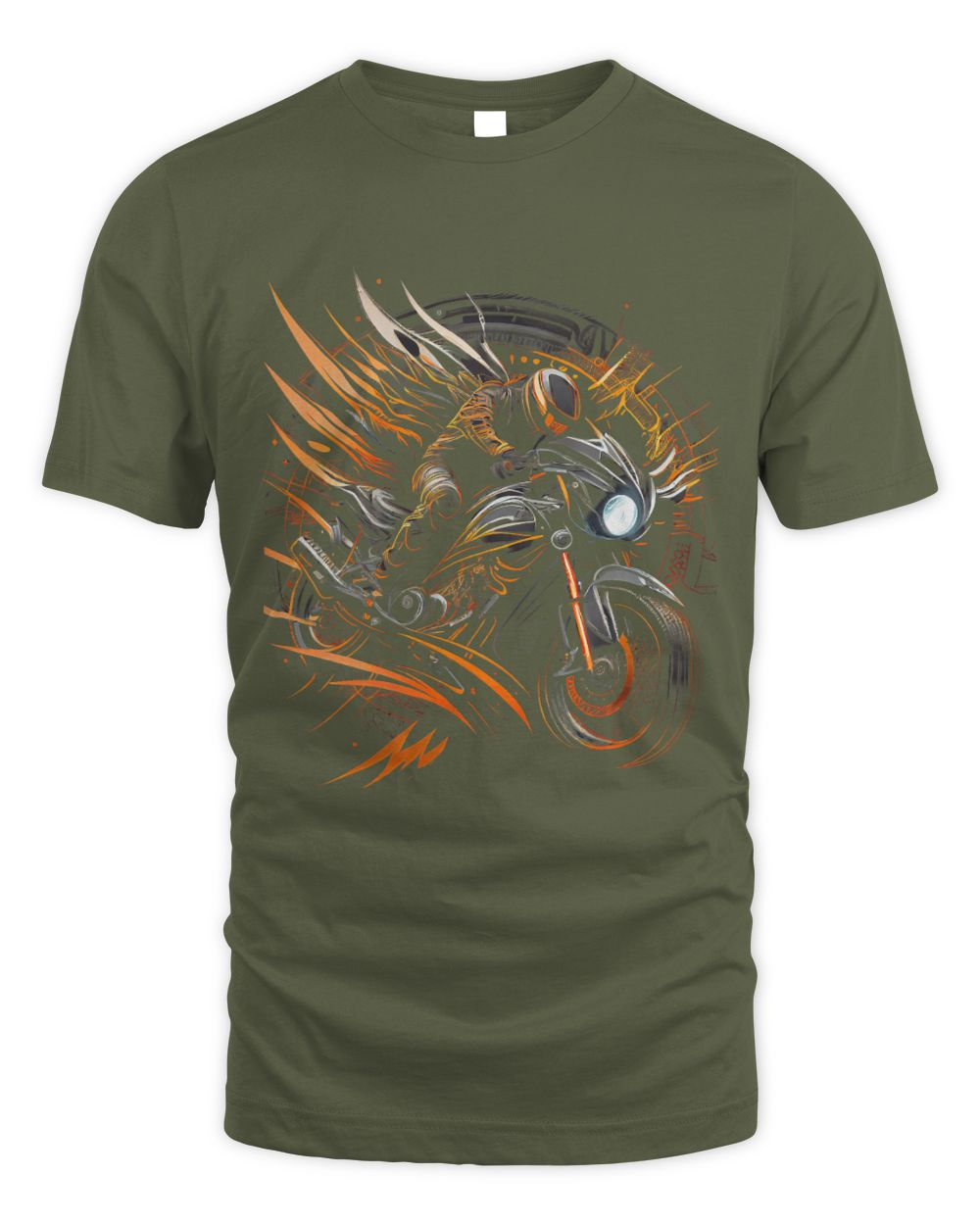 Motorcycle Biker Funny Graphic Tees for Men Women Boys Girls T-Shirt