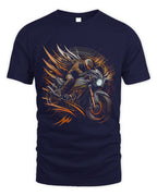 Motorcycle Biker Funny Graphic Tees for Men Women Boys Girls T-Shirt