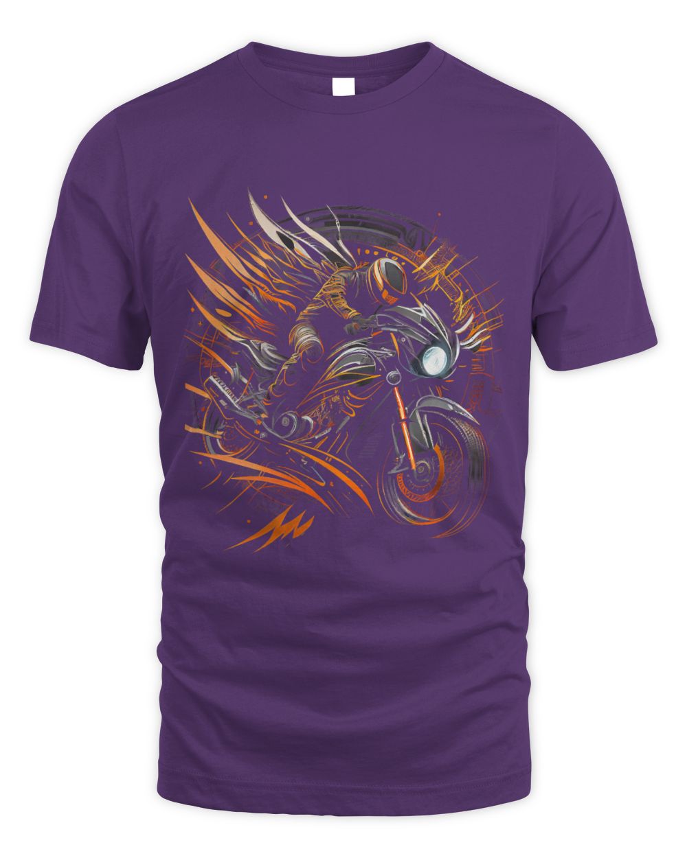 Motorcycle Biker Funny Graphic Tees for Men Women Boys Girls T-Shirt