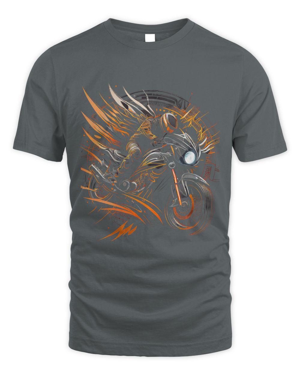 Motorcycle Biker Funny Graphic Tees for Men Women Boys Girls T-Shirt