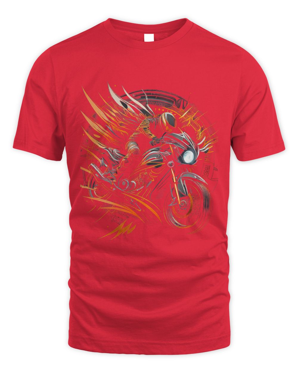 Motorcycle Biker Funny Graphic Tees for Men Women Boys Girls T-Shirt