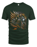 Motorcycle Biker Funny Graphic Tees for Men Women Boys Girls T-Shirt