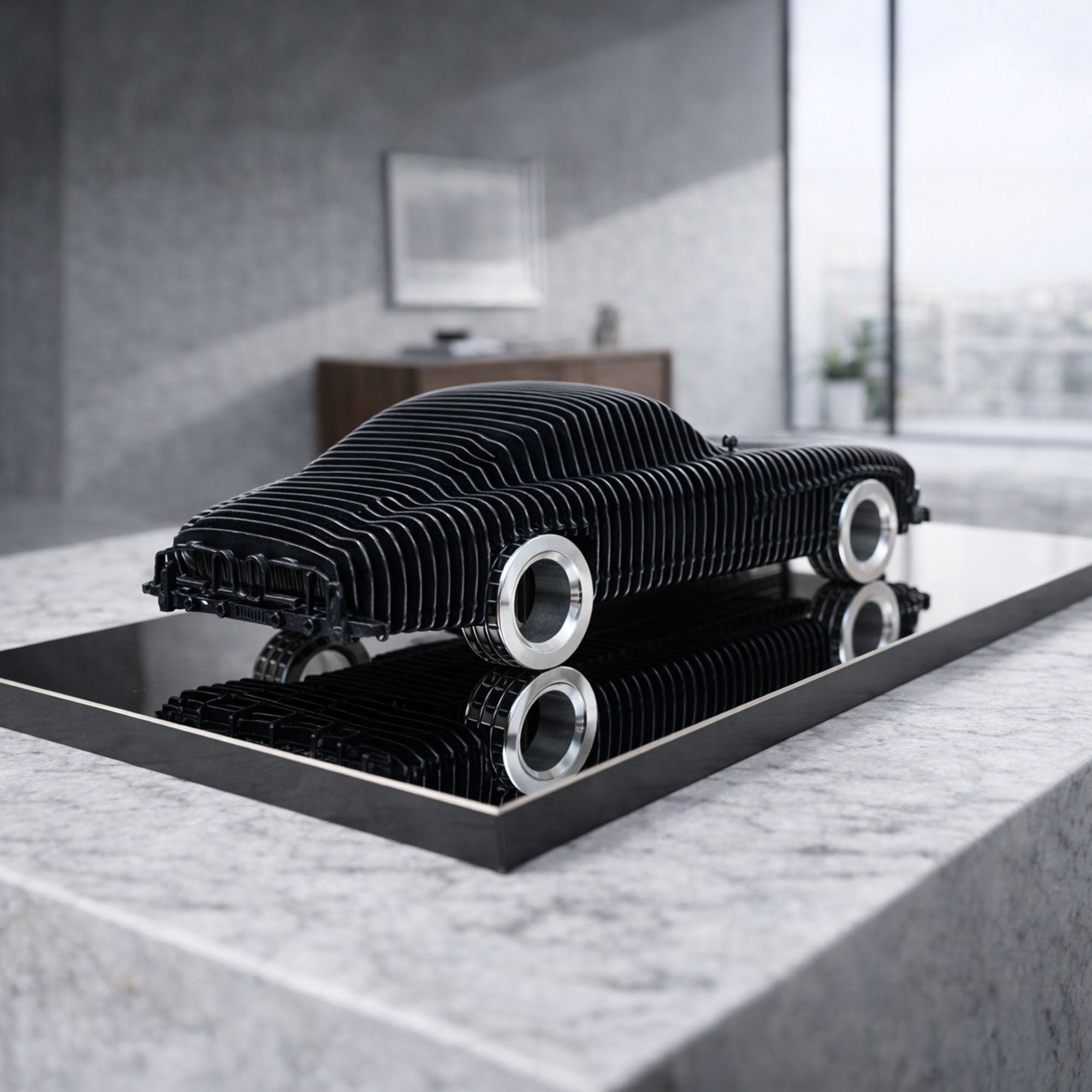 300SL Metal Car Sculpture