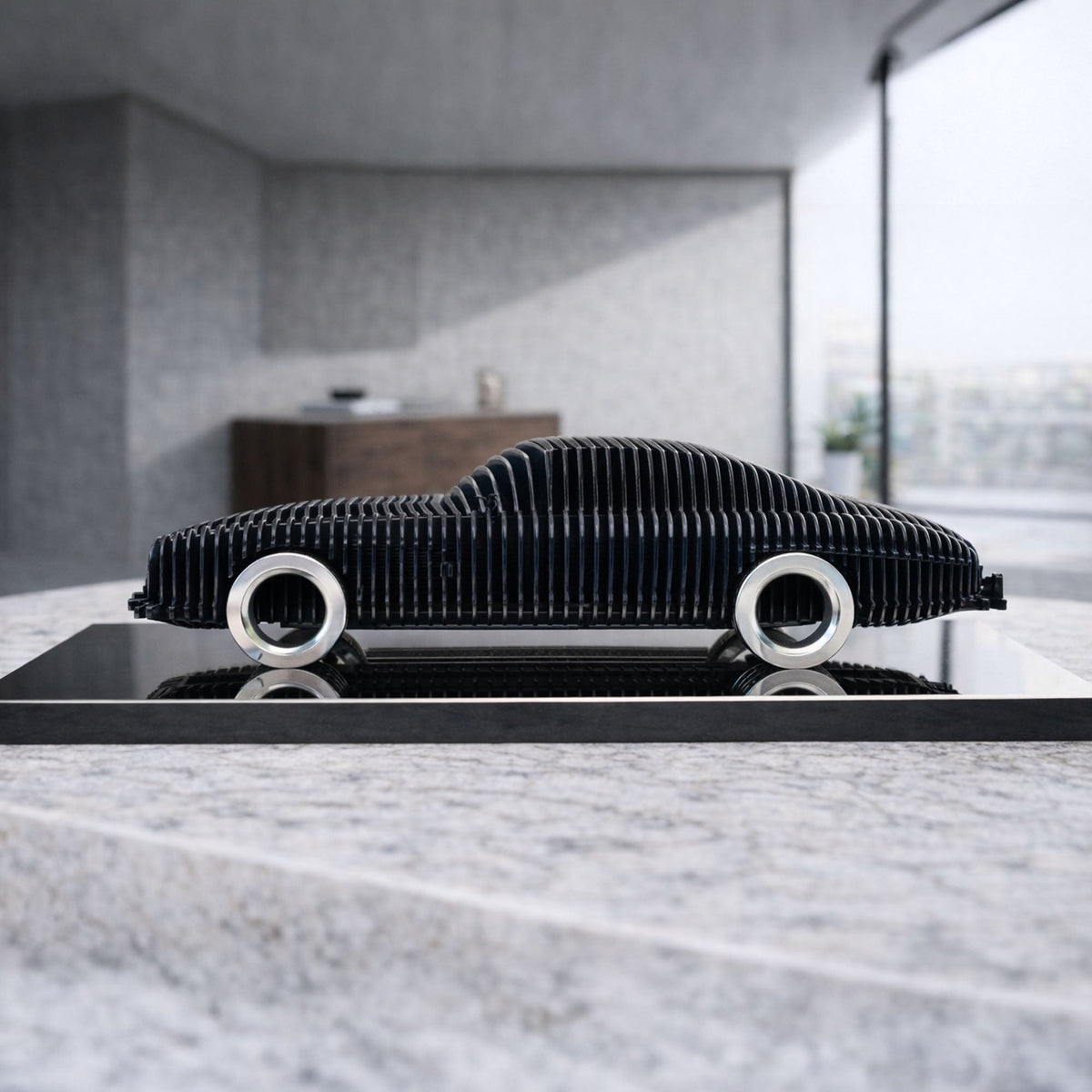 300SL Metal Car Sculpture