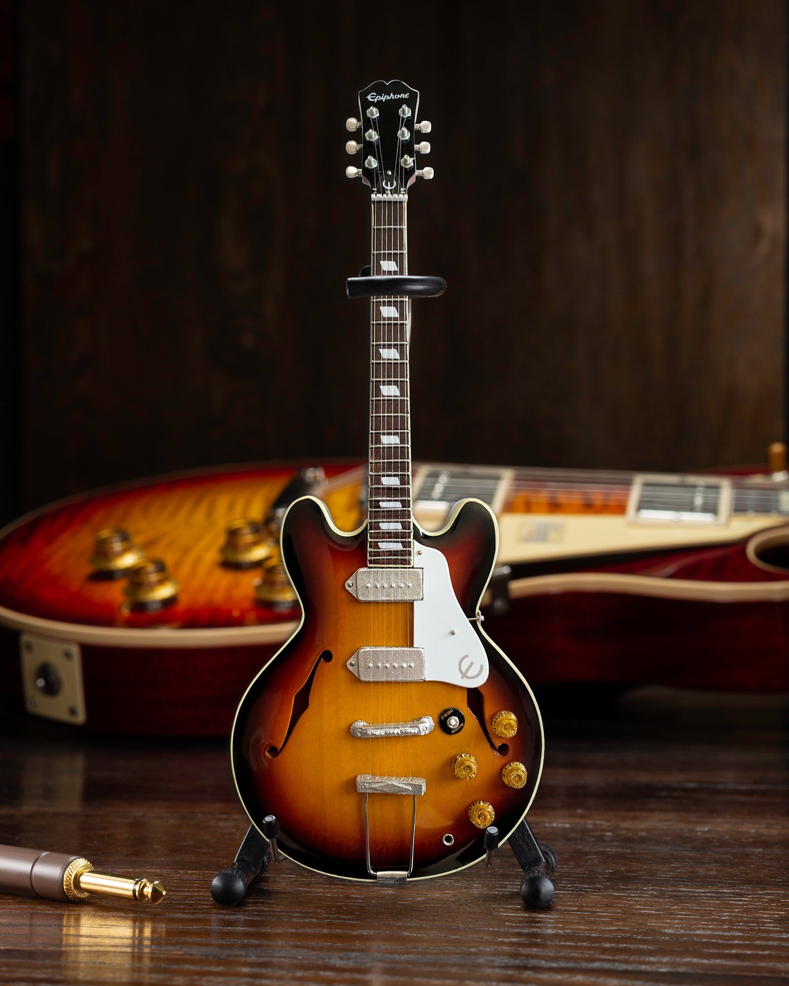 Epiphone 1965 Casino Sunburst 1:4 Scale Miniature Guitar Model