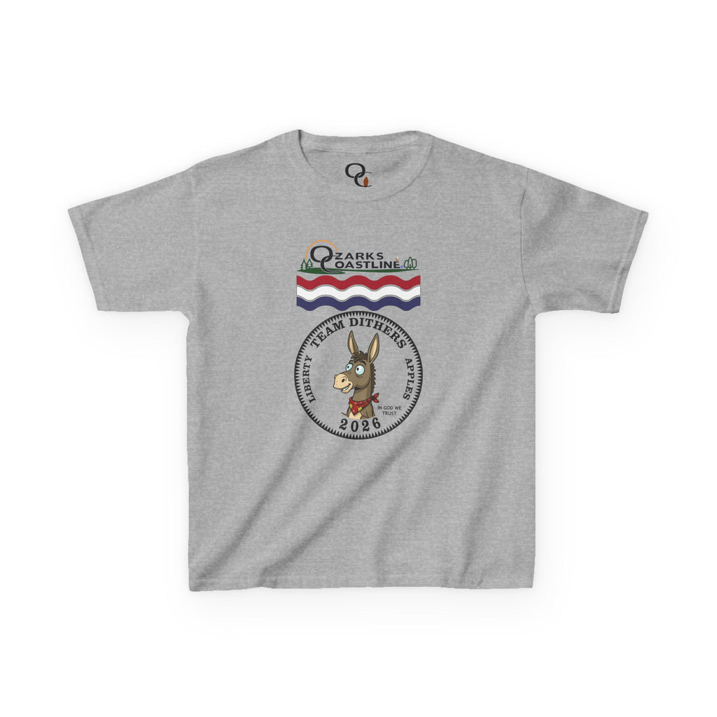 Kids Tee — Ozarks Coastline 'Team Dithers' the Donkey' 2026 Logo Shirt
