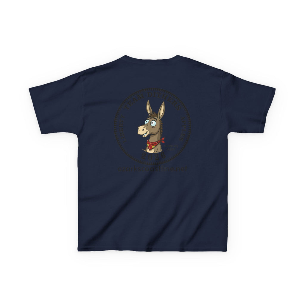 Kids Tee — Ozarks Coastline 'Team Dithers' the Donkey' 2026 Logo Shirt