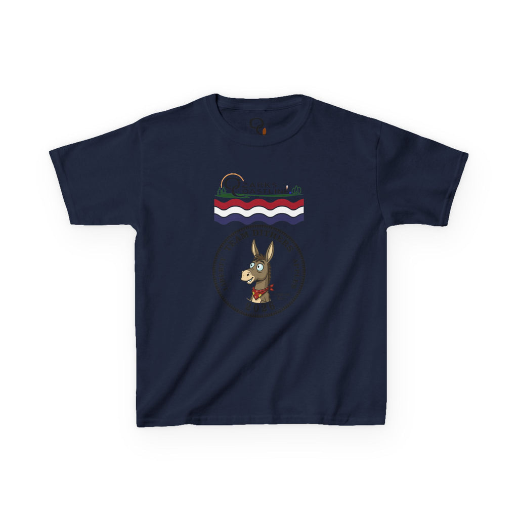 Kids Tee — Ozarks Coastline 'Team Dithers' the Donkey' 2026 Logo Shirt