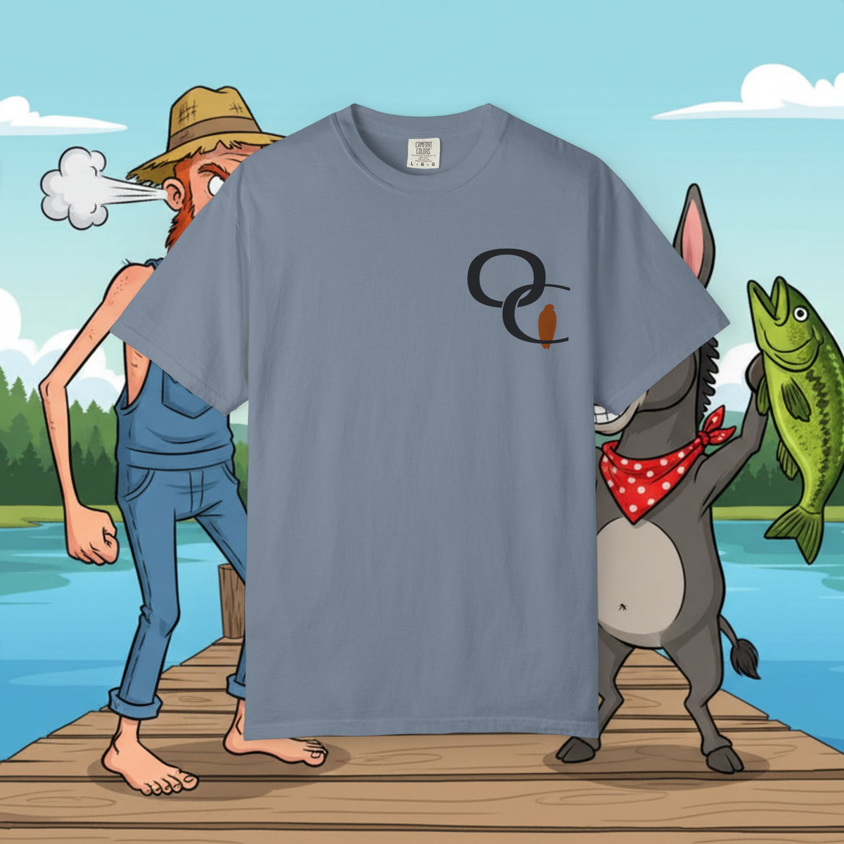 Ozarks Coastline Graphic T-Shirt — Vintage Wave Lake Tee