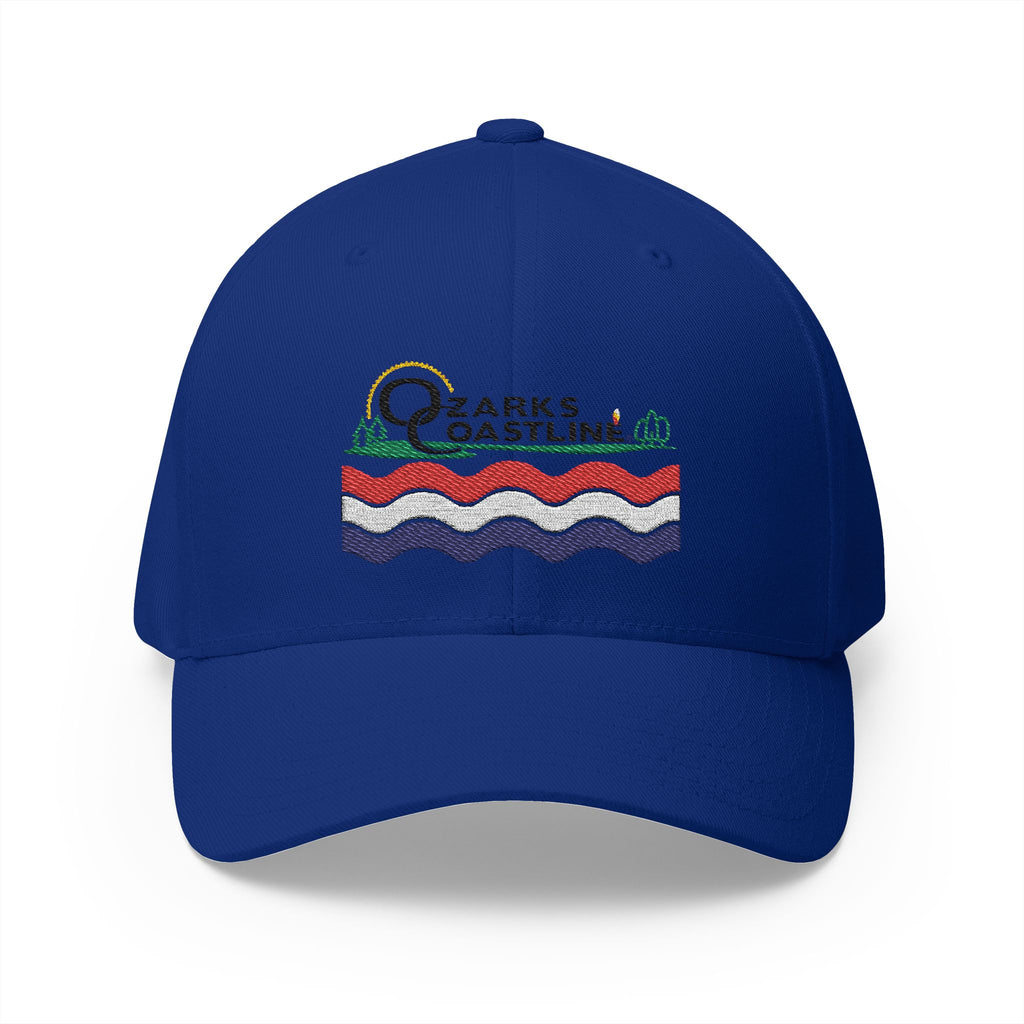 Ozarks Coastline Embroidered Cap — River Wave Logo Hat
