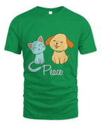 Cute Cat And Dog Peace Cool Animal Lover Costume