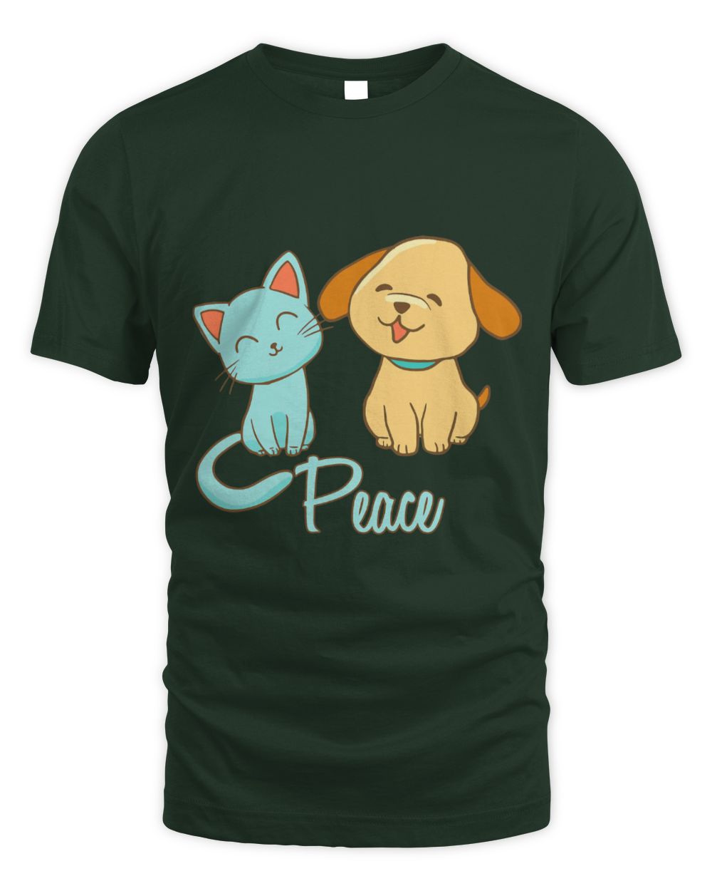Cute Cat And Dog Peace Cool Animal Lover Costume