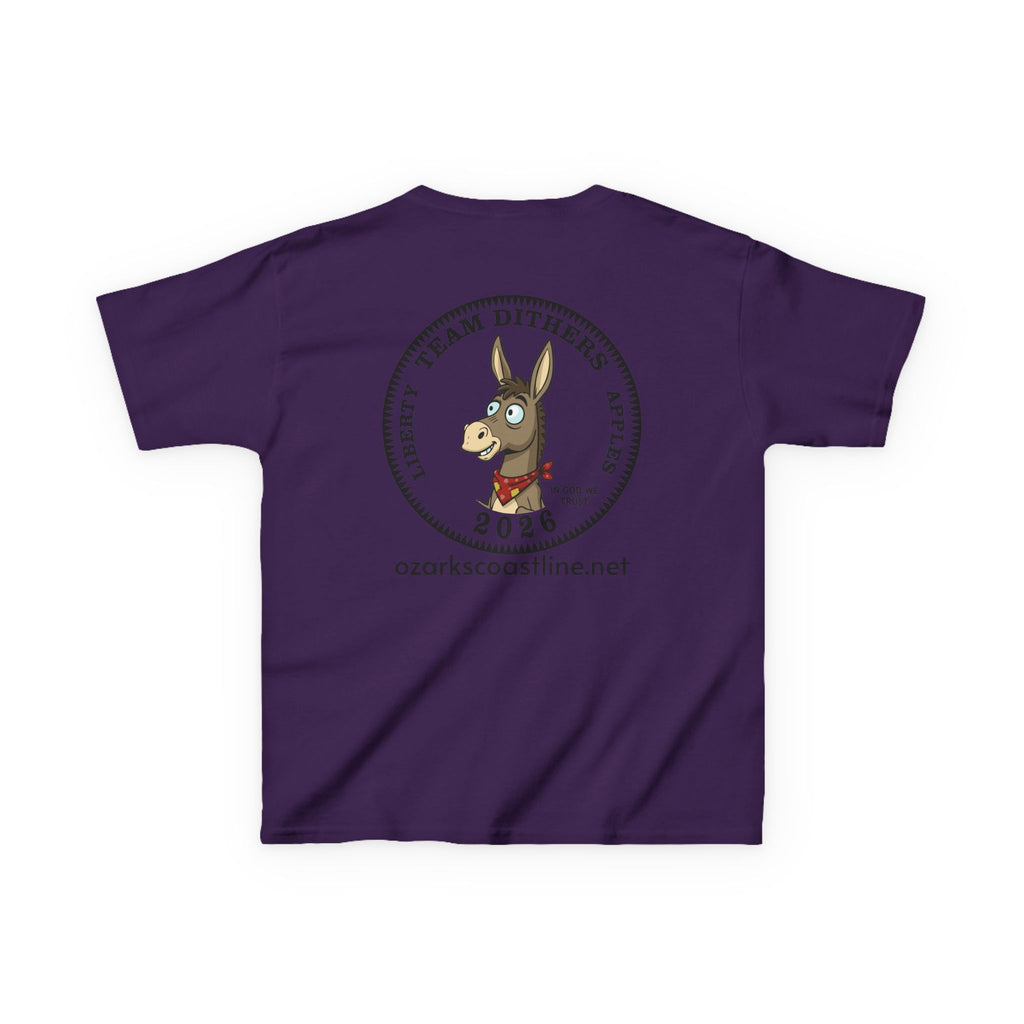 Kids Tee — Ozarks Coastline 'Team Dithers' the Donkey' 2026 Logo Shirt