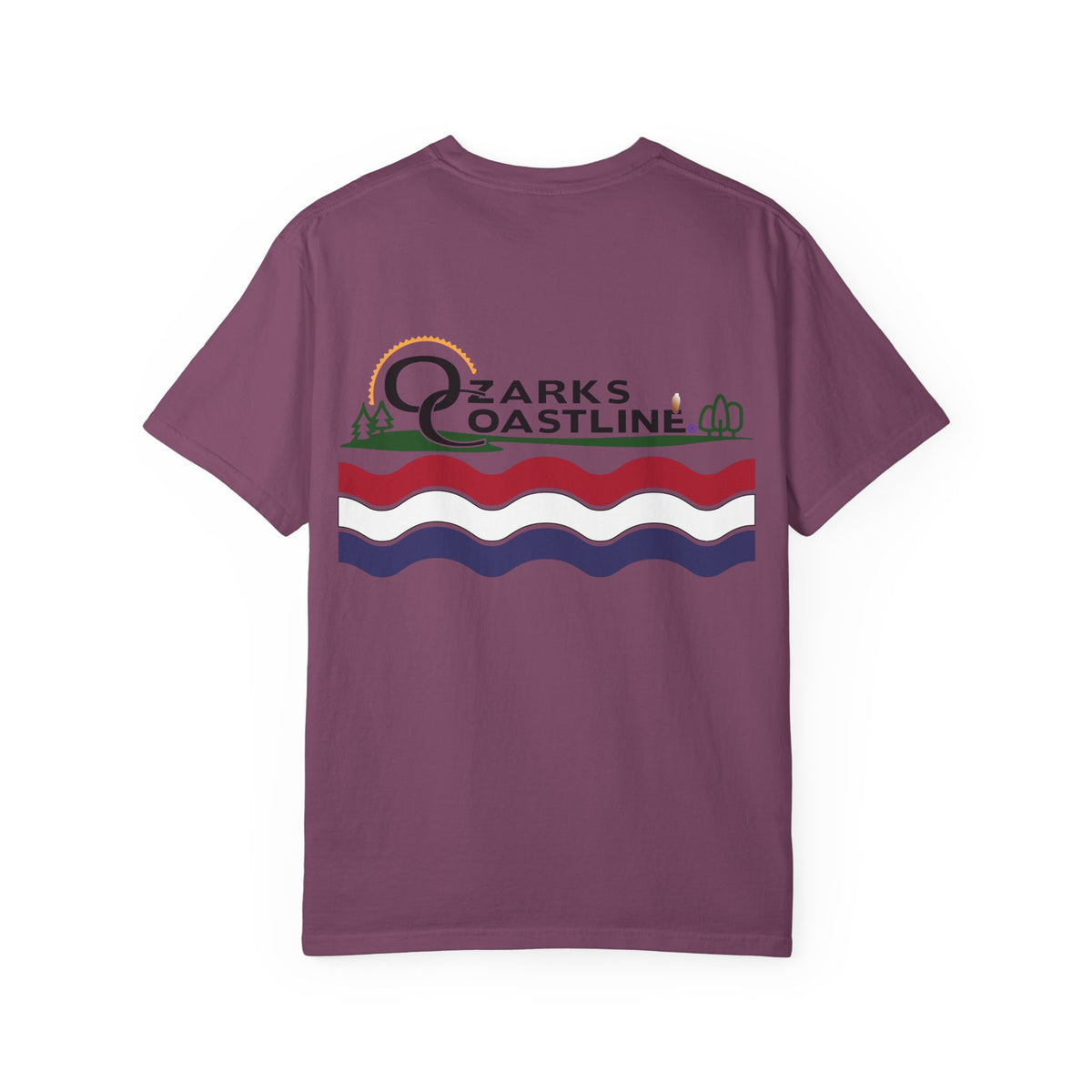 Ozarks Coastline Graphic T-Shirt — Vintage Wave Lake Tee