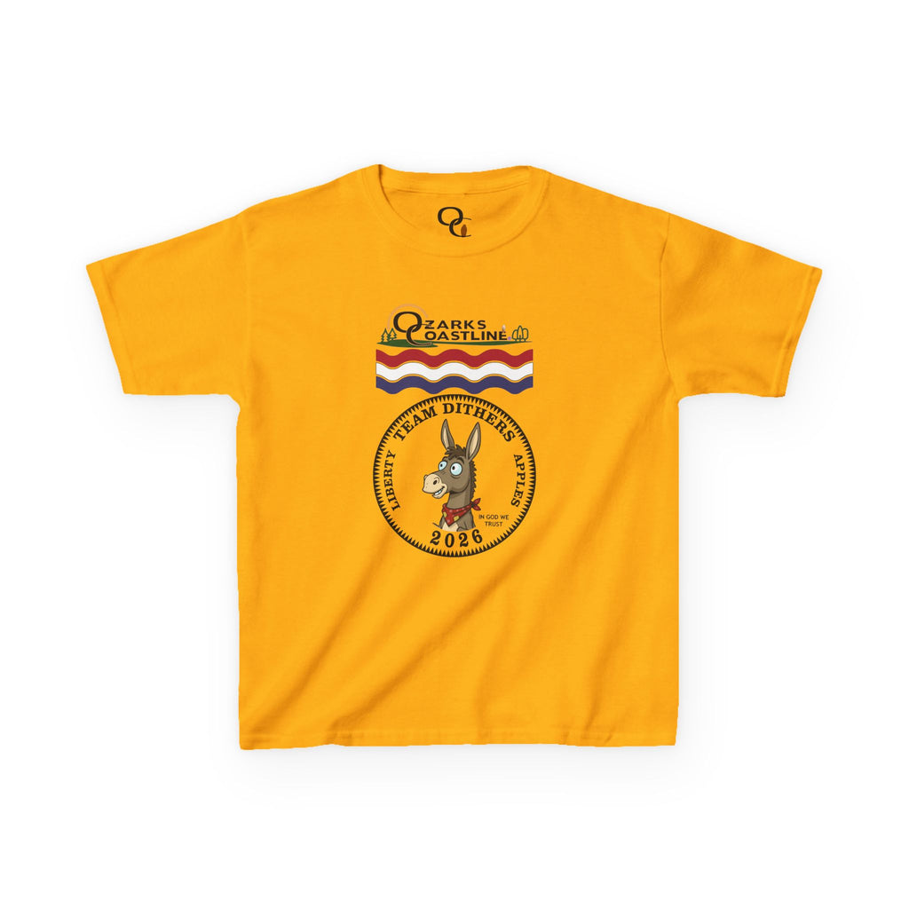 Kids Tee — Ozarks Coastline 'Team Dithers' the Donkey' 2026 Logo Shirt