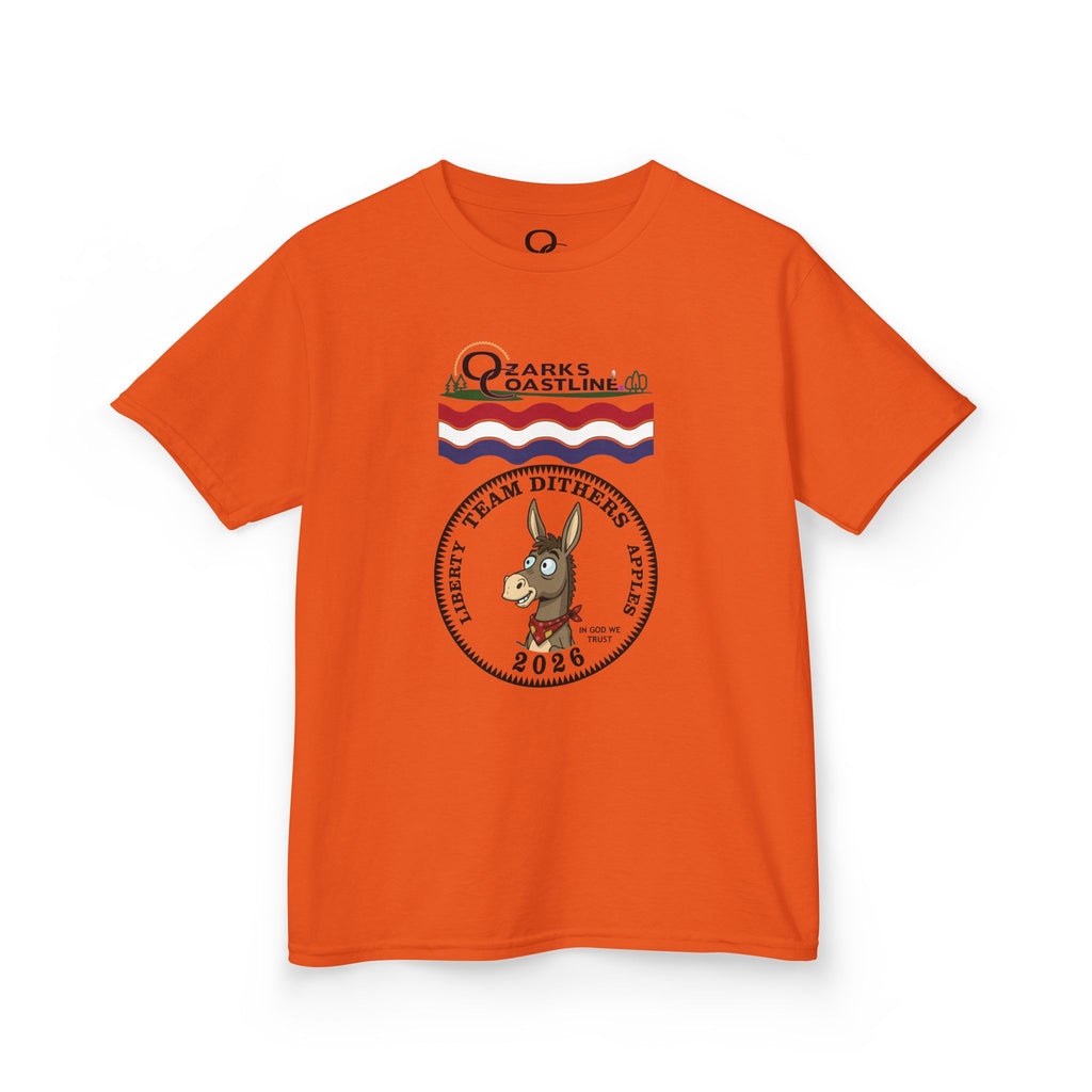 Kids Tee — Ozarks Coastline 'Team Dithers' the Donkey' 2026 Logo Shirt