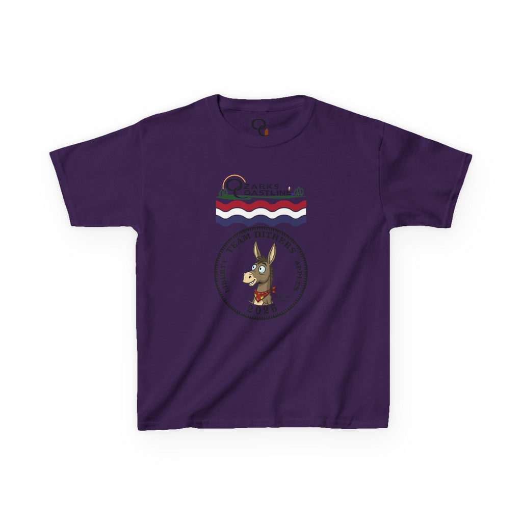Kids Tee — Ozarks Coastline 'Team Dithers' the Donkey' 2026 Logo Shirt