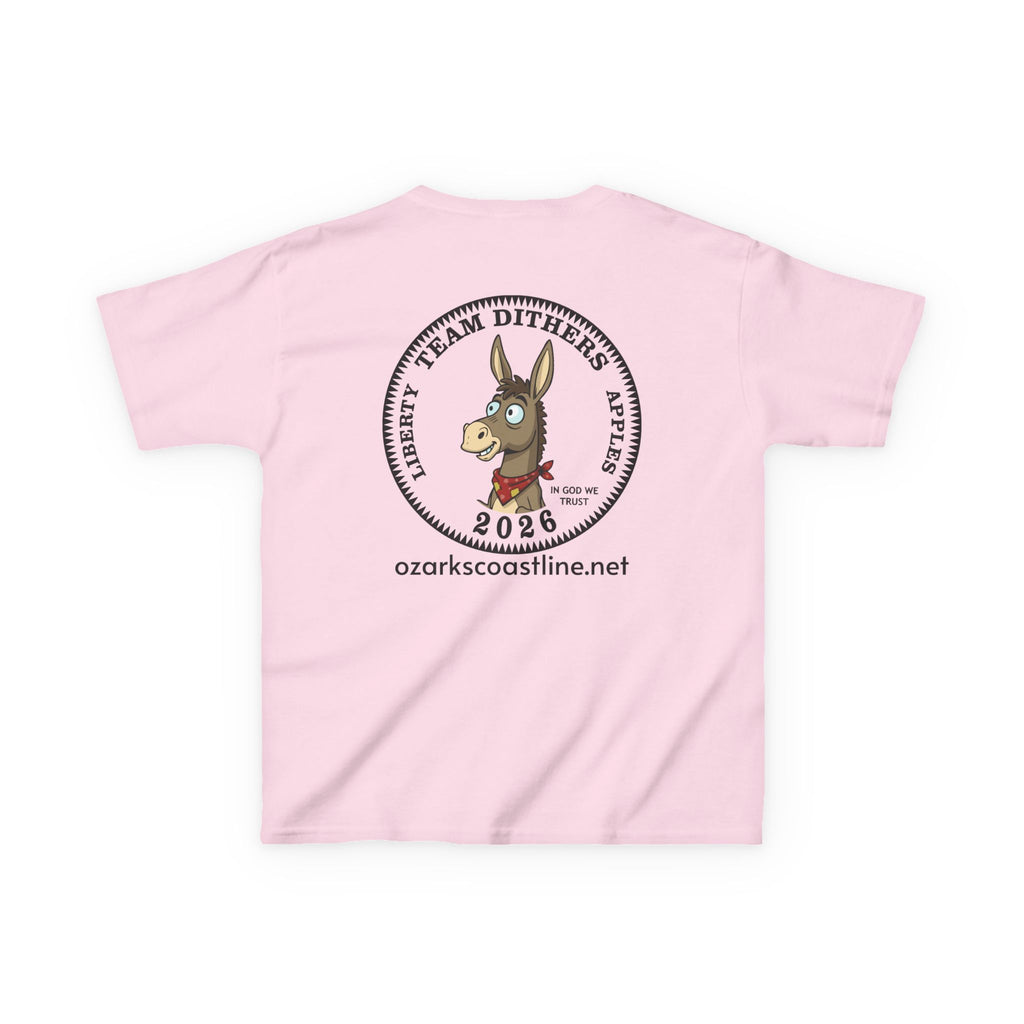 Kids Tee — Ozarks Coastline 'Team Dithers' the Donkey' 2026 Logo Shirt