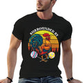 Funny Surrounded By  Rooster Lollipops  Adult Humor Premium  Oversized Silhouette T-Shirt