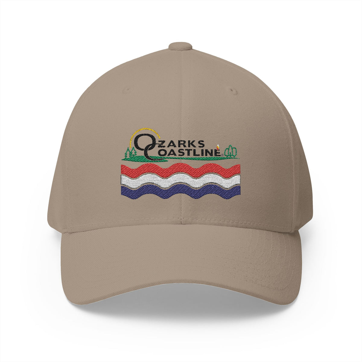 Ozarks Coastline Embroidered Cap — River Wave Logo Hat
