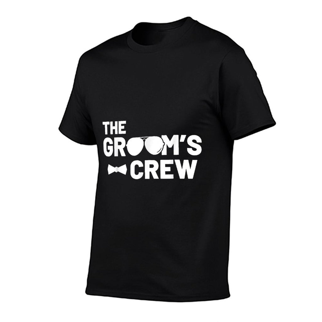 Groomsmen Groom Squat Men Bachelor Supplies Party Wedding  Classic T-Shirt