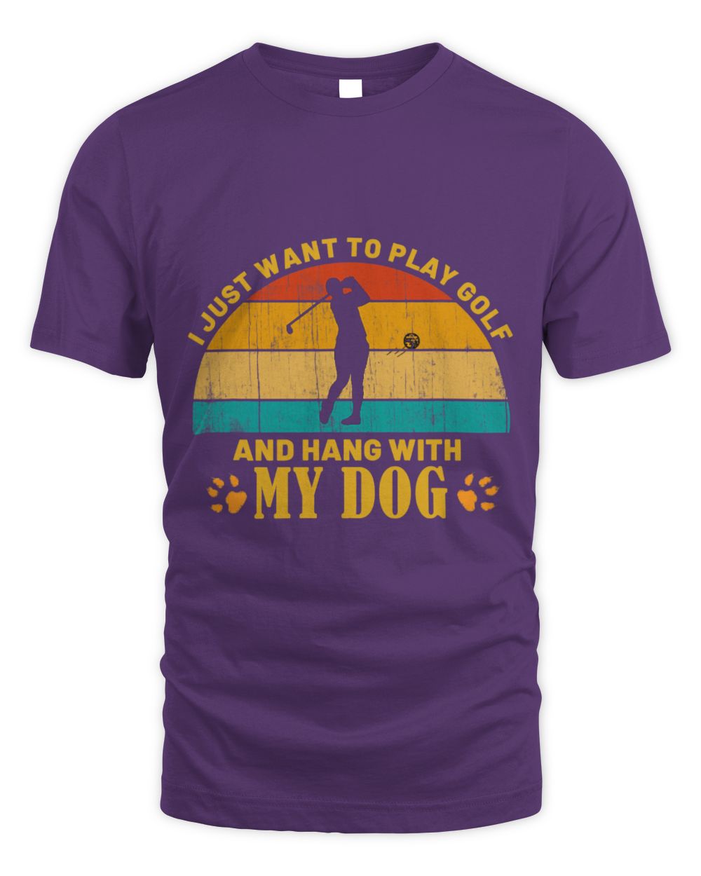 Cute Golf Just Want To Play Golf N Hang With My Dog