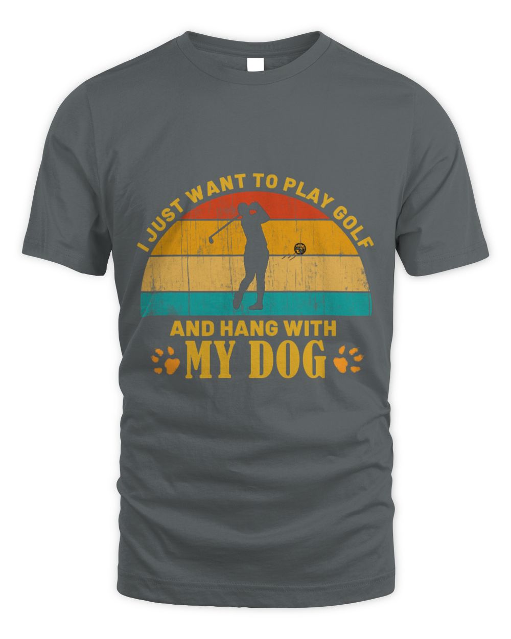 Cute Golf Just Want To Play Golf N Hang With My Dog