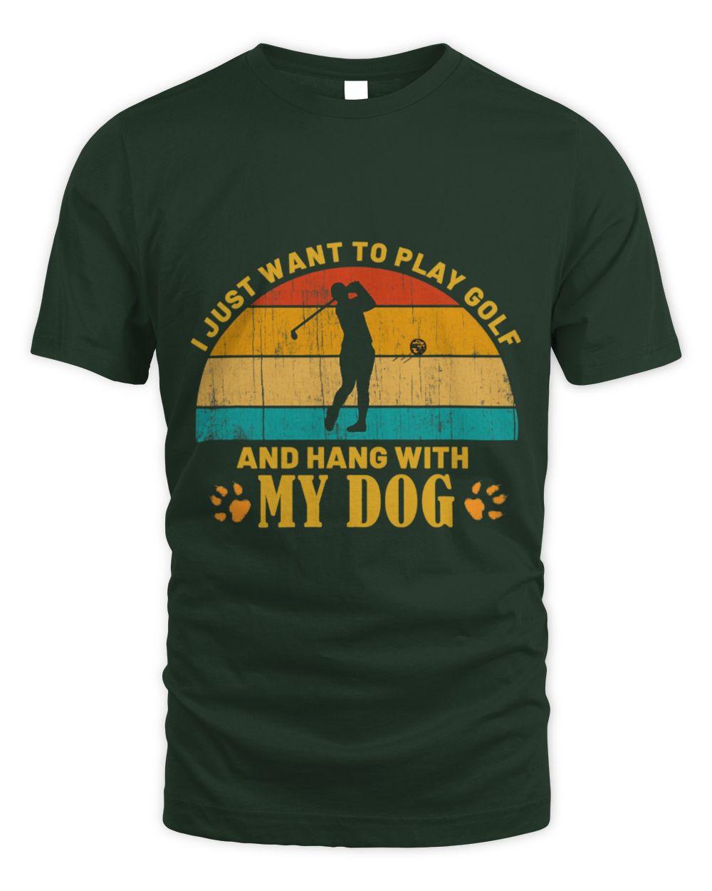 Cute Golf Just Want To Play Golf N Hang With My Dog