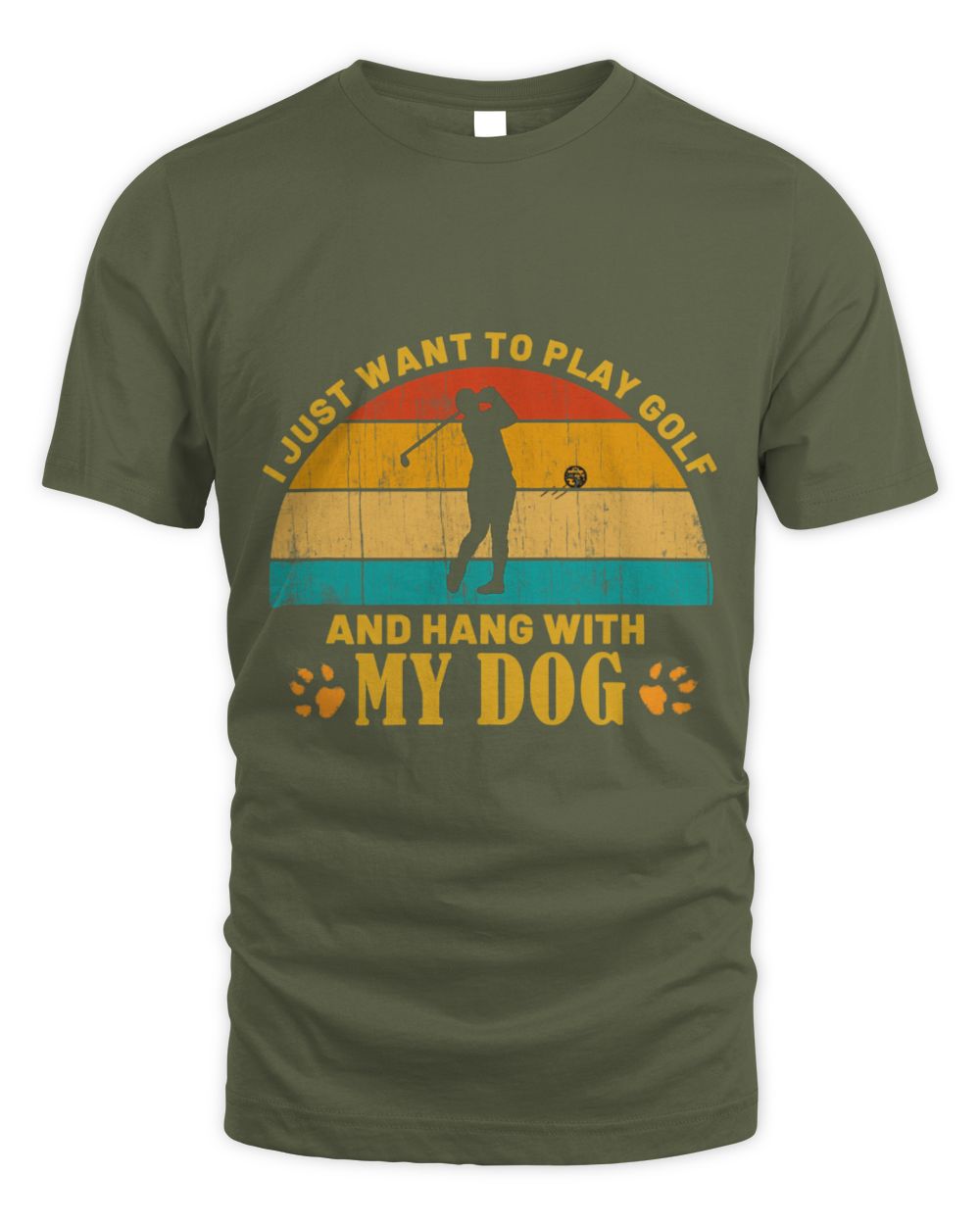 Cute Golf Just Want To Play Golf N Hang With My Dog