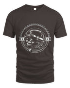 Cute Skull Motorcycle Gears 2Chains Biker Skull Design Weekend