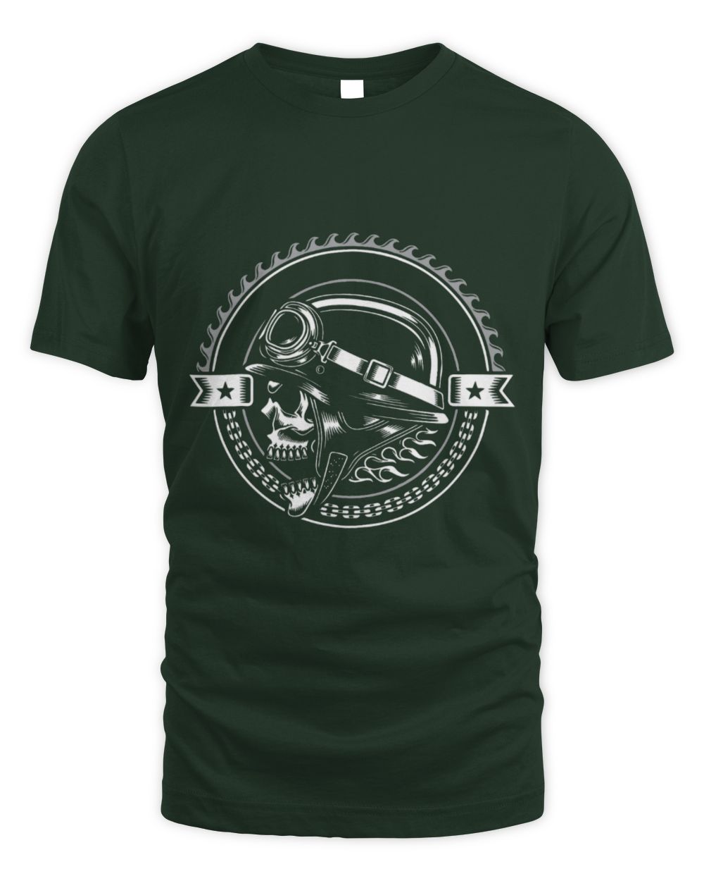 Cute Skull Motorcycle Gears 2Chains Biker Skull Design Weekend