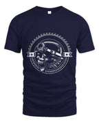 Cute Skull Motorcycle Gears 2Chains Biker Skull Design Weekend
