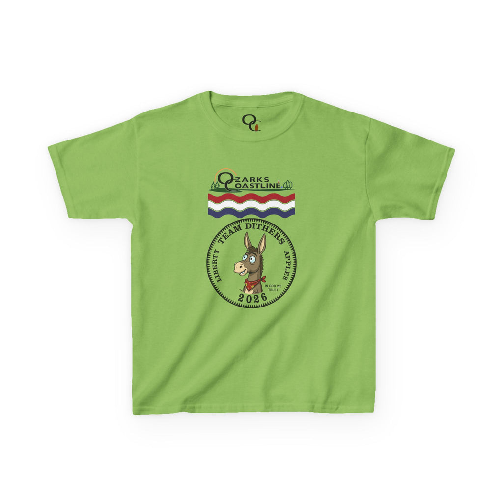 Kids Tee — Ozarks Coastline 'Team Dithers' the Donkey' 2026 Logo Shirt