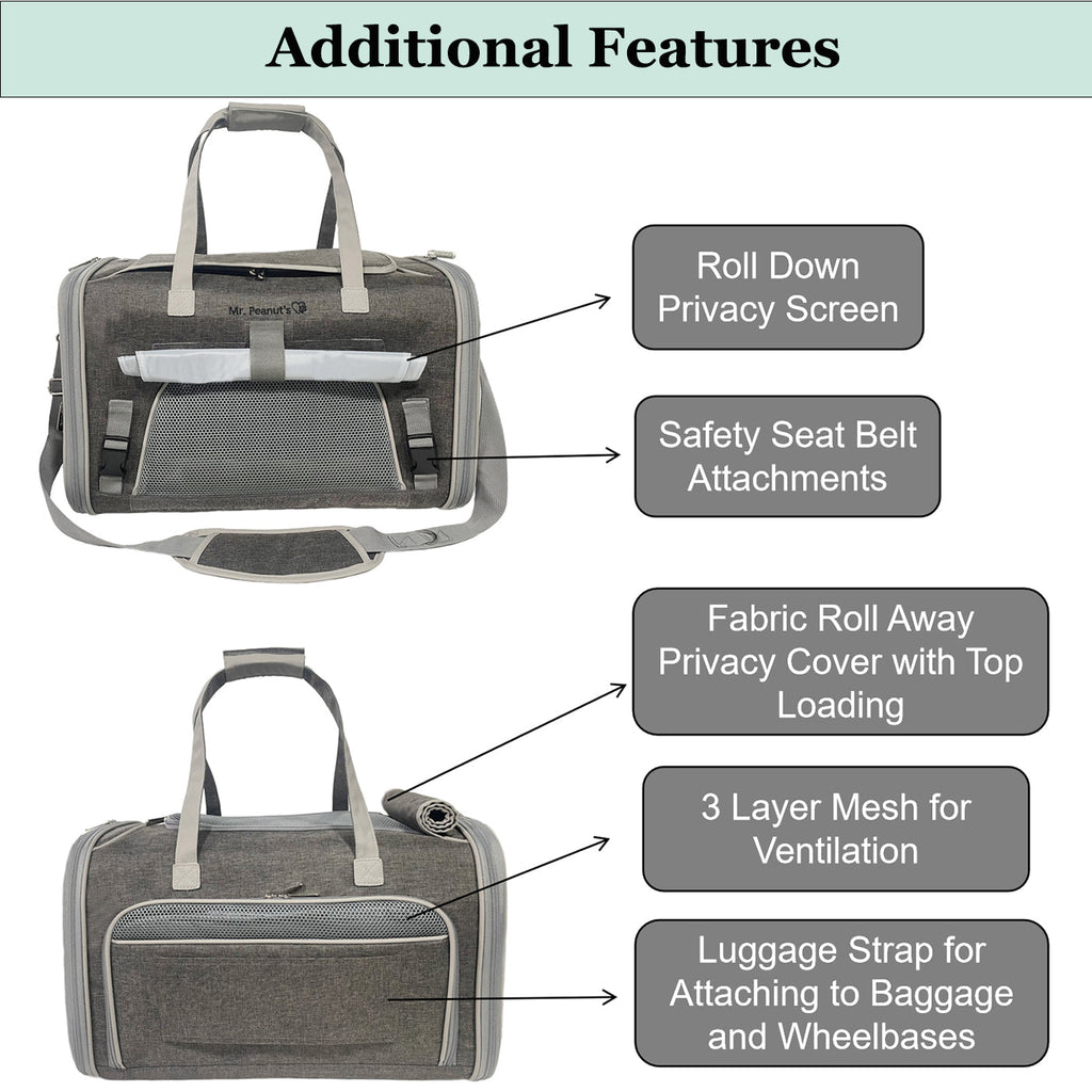 Mr. Peanut's Gold Series Expandable Pet Carrier V3.0 - Out of Stock Colors Landing Late August